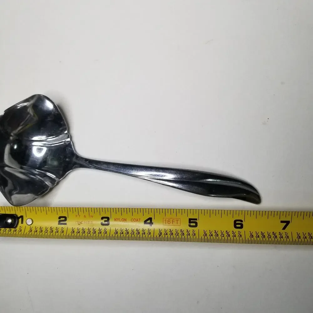 Amere Gravy Ladle Vintage Stainless Flatware Japan Retired Aef4 Swirl Glossy 6